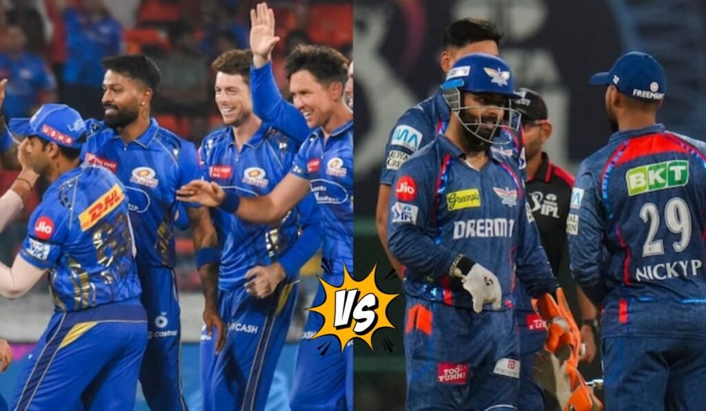 Lucknow Super Giants vs Mumbai Indians Timeline